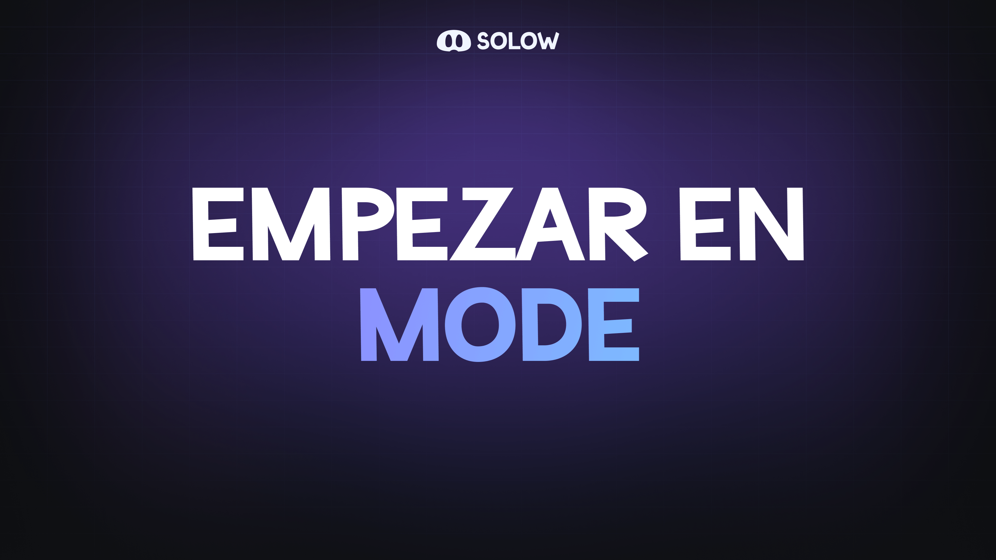 Empezar con Mode