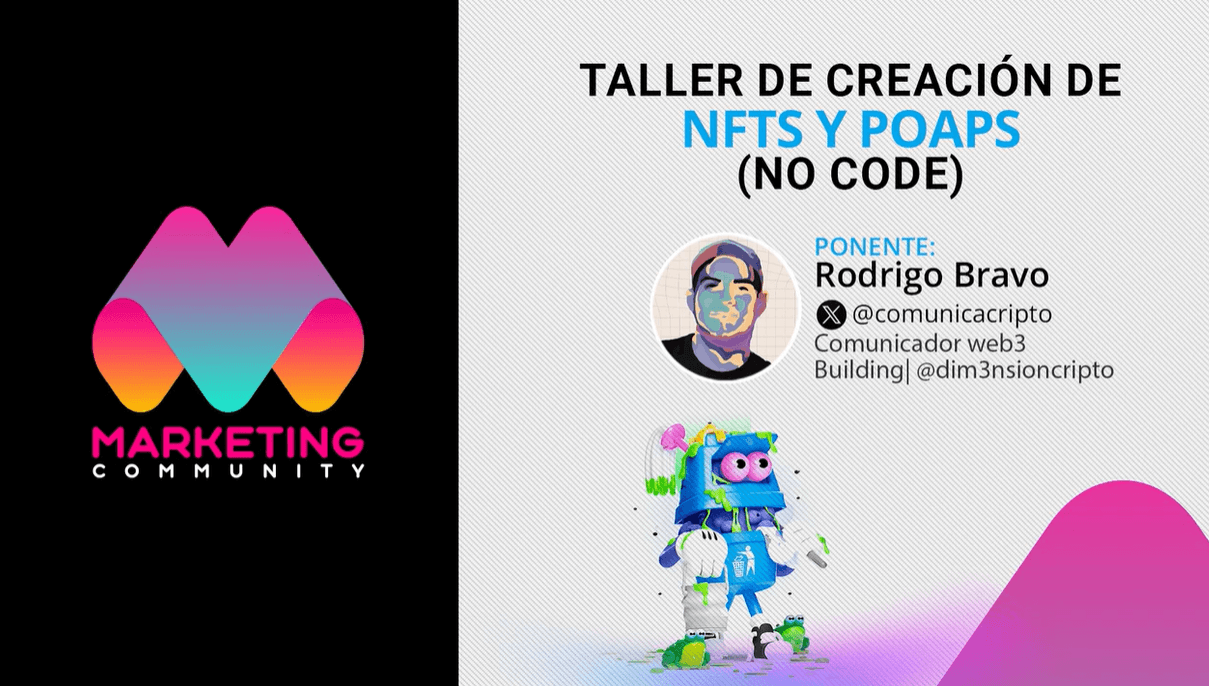 Creación de NFTs y POAPs No Code