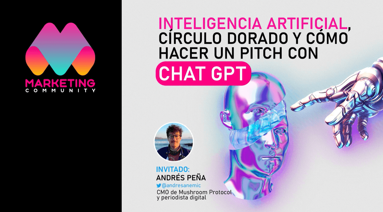 IA Círculo dorado y cómo hacer un Pitch Deck con Chat GPT