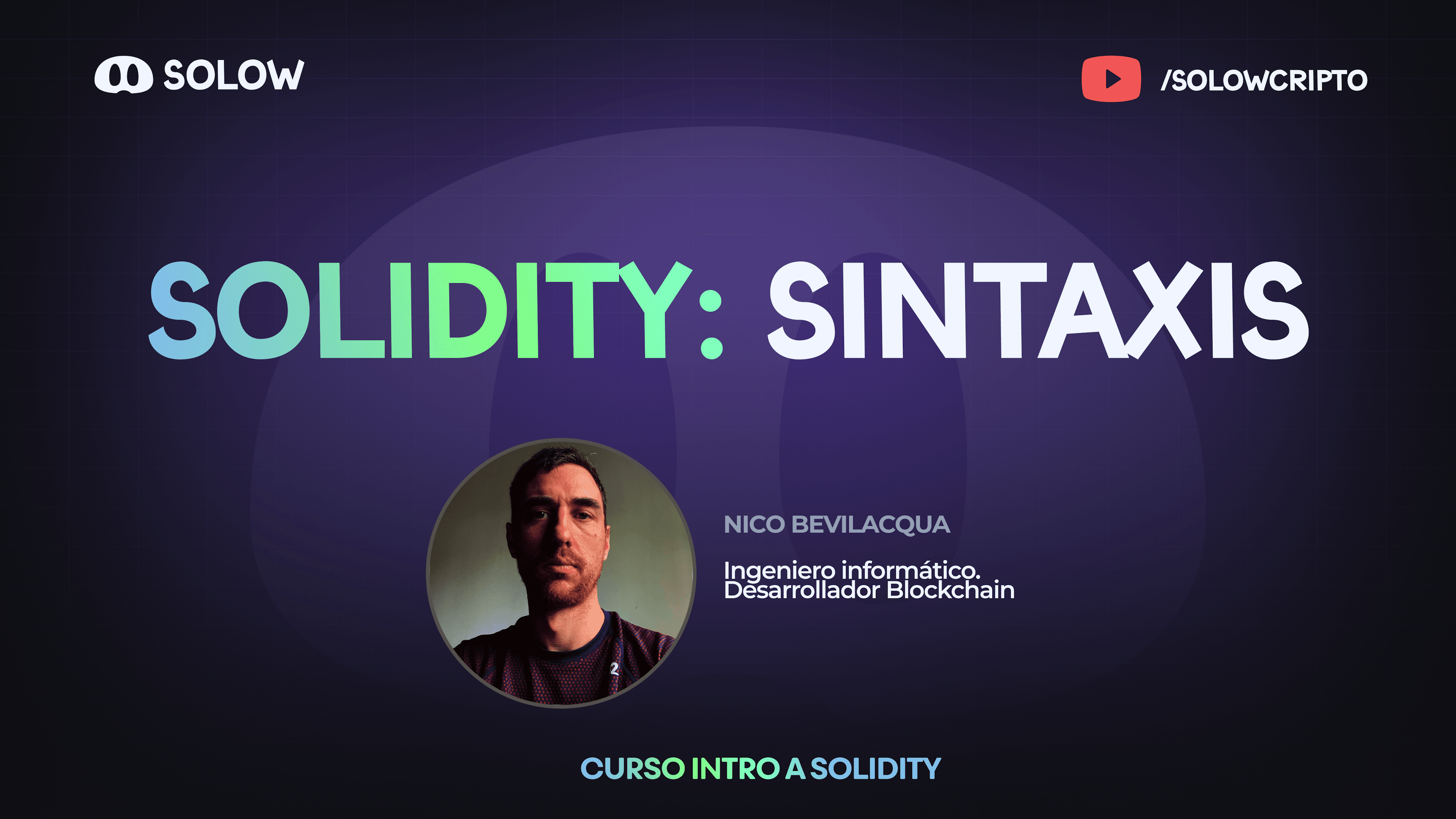Solidity: Sintaxis