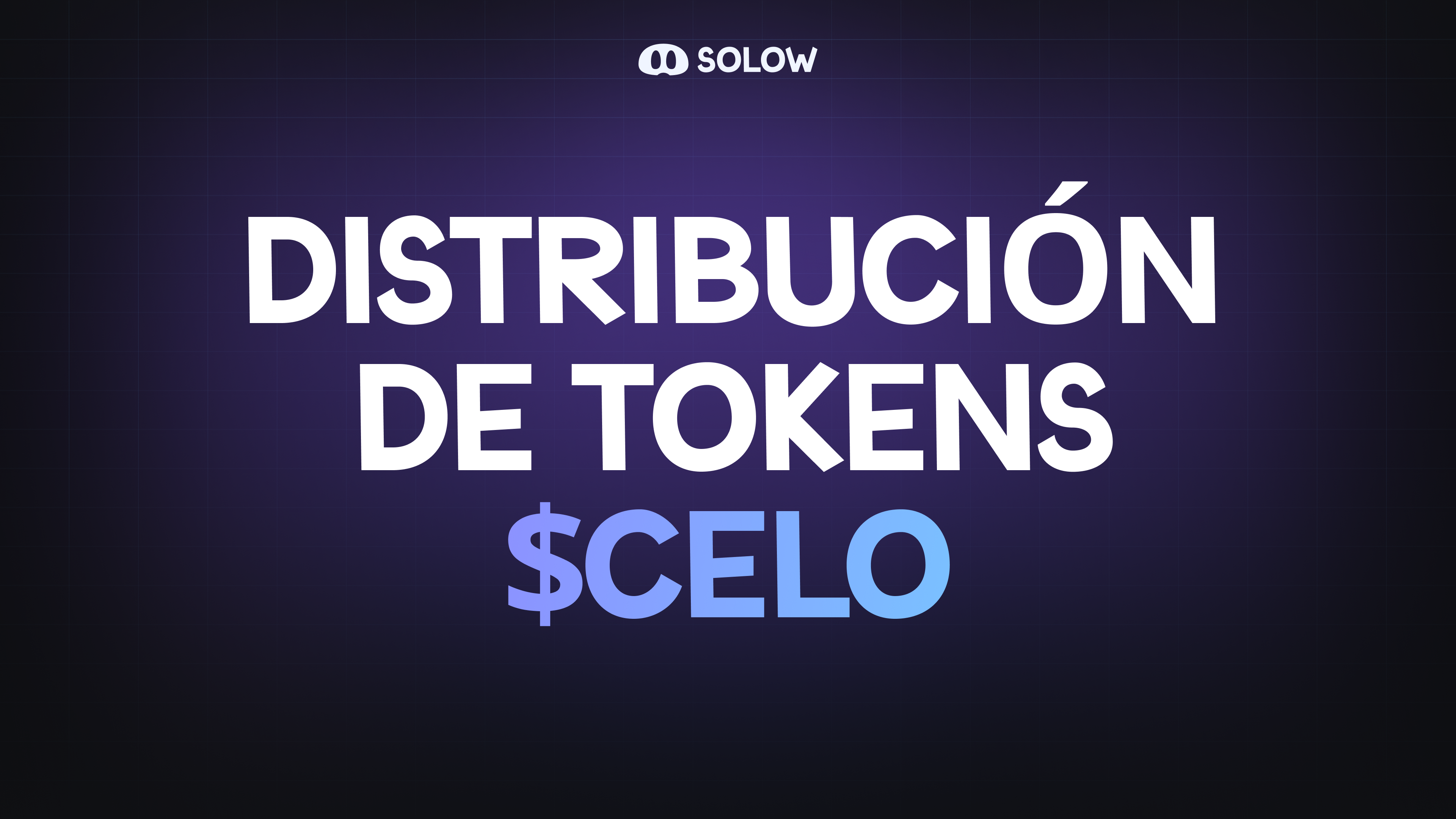Distribución de tokens $CELO